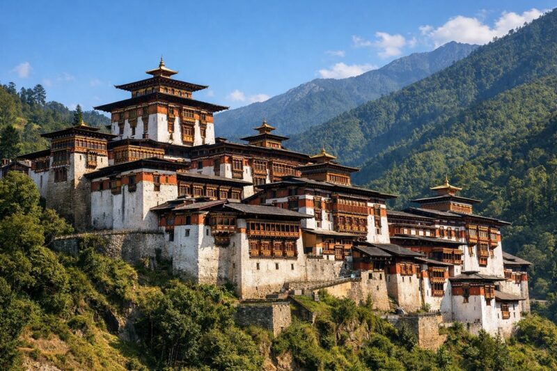 découvrez comment le trongsa dzong illustre une prouesse technique en architecture, symbolisant le pouvoir et l'histoire du bhoutan à travers son design unique et sa construction impressionnante.