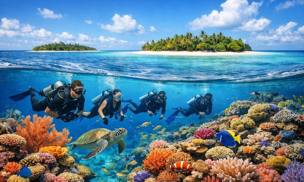 découvrez l'atoll de baa, une réserve unesco unique, paradis des plongeurs grâce à ses récifs coralliens préservés et sa biodiversité marine exceptionnelle.