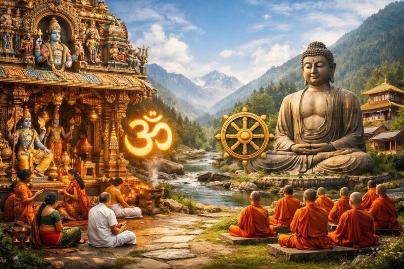 découvrez les principales différences entre l'hindouisme et le bouddhisme, deux religions majeures d'asie, à travers leurs croyances, pratiques et philosophies uniques.