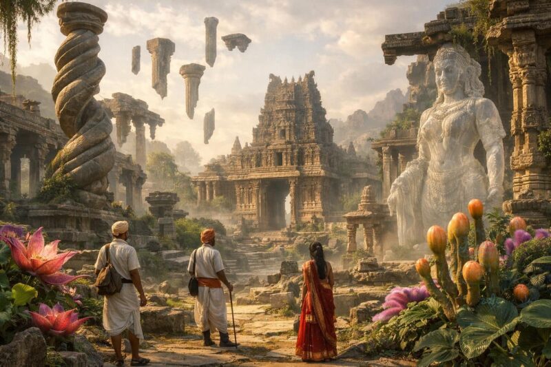 découvrez les mystères et la beauté unique des ruines surréalistes du royaume de vijayanagara, un site historique fascinant chargé d'histoire et de légendes.