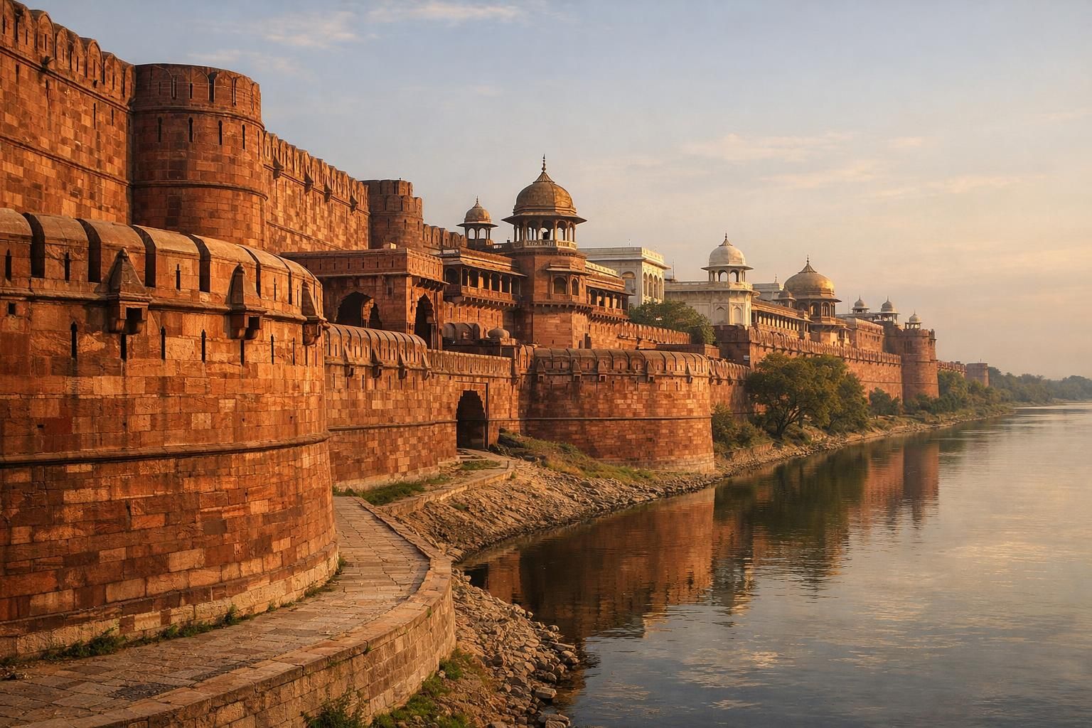 découvrez le fort rouge d'agra, un trésor historique de l'époque moghole classé au patrimoine mondial de l'unesco, symbole de l'architecture et de la culture indiennes.