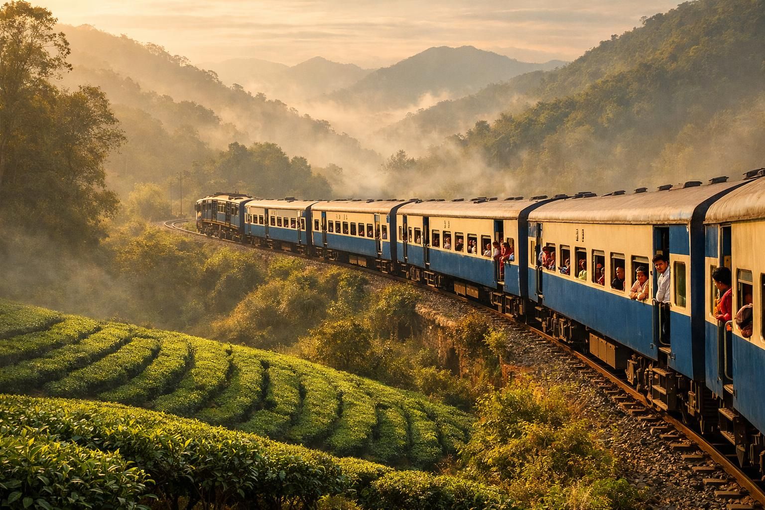 découvrez une épopée romantique à travers les plantations luxuriantes de l'inde du sud en train, une aventure unique mêlant paysages enchanteurs et culture authentique.