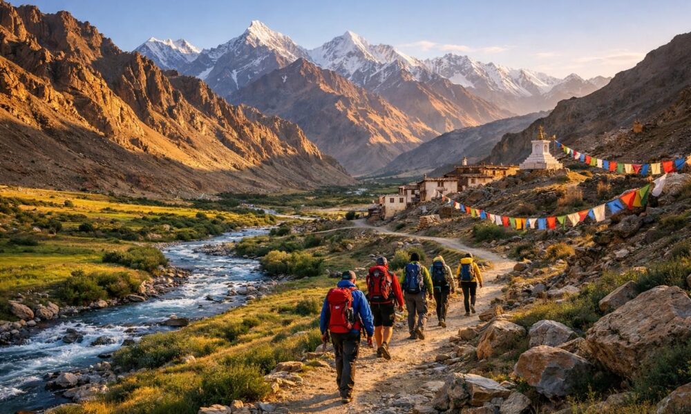 découvrez les plus beaux treks de la vallée de la markha au ladakh, entre paysages époustouflants, villages pittoresques et aventures inoubliables au cœur de l'himalaya.