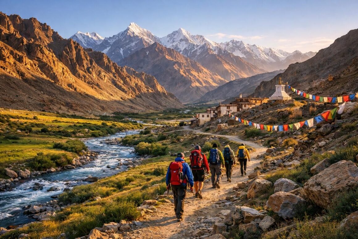 découvrez les plus beaux treks de la vallée de la markha au ladakh, entre paysages époustouflants, villages pittoresques et aventures inoubliables au cœur de l'himalaya.