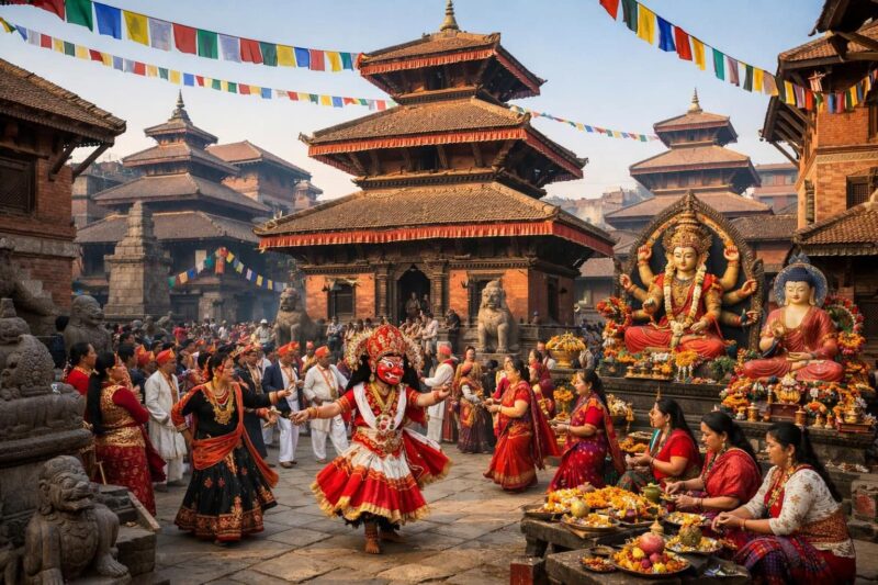 découvrez les riches traditions des newars dans la vallée de katmandou, un peuple au patrimoine culturel unique mêlant arts, festivals et artisanat ancestral.