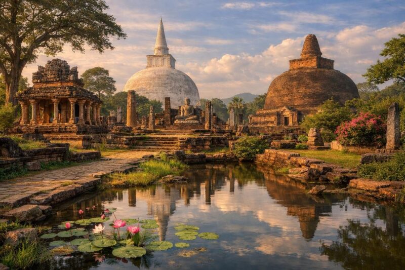 découvrez l'histoire oubliée des cités anciennes d'anuradhapura et polonnaruwa, des trésors archéologiques riches en culture et en mystères du sri lanka.