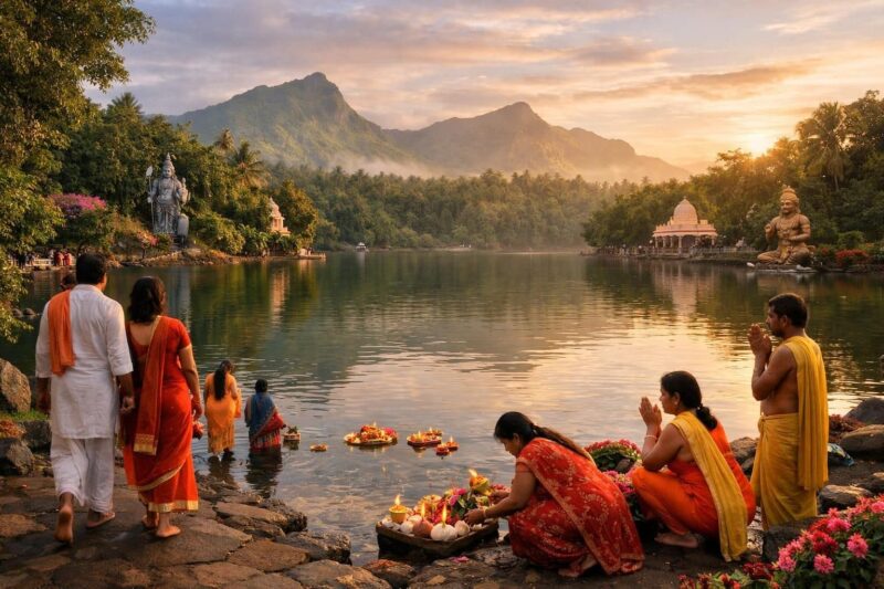 découvrez le pèlerinage à grand bassin, le lac sacré au cœur de la culture hindoue à maurice, un lieu spirituel chargé de traditions et de dévotion.