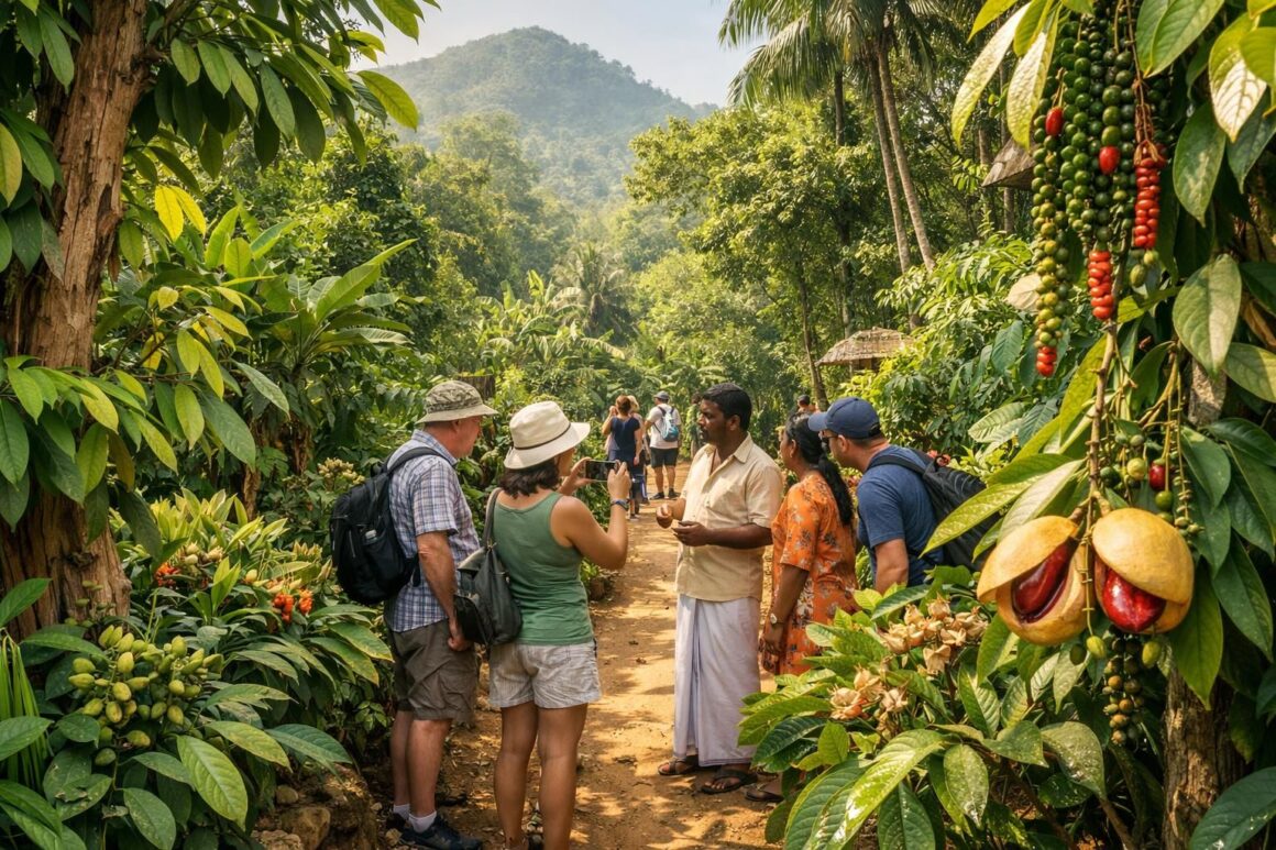 découvrez la visite des jardins d'épices à matale, au sri lanka, et explorez une variété d'épices exotiques dans un cadre tropical unique.