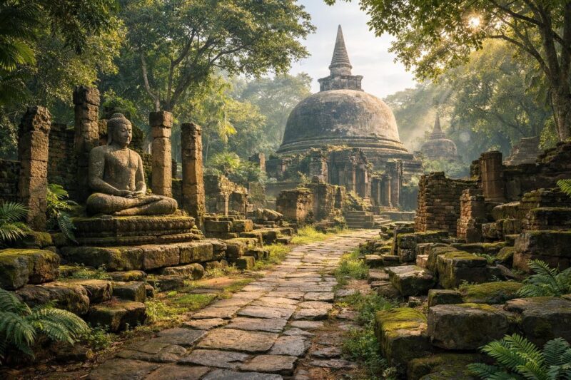 découvrez comment visiter anuradhapura, la cité interdite, et explorez ses trésors historiques et culturels uniques au sri lanka.