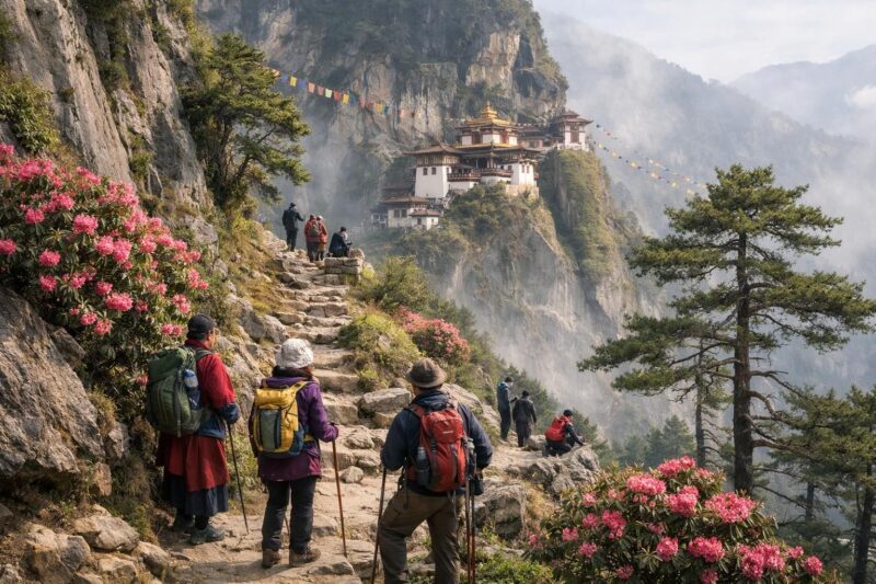 découvrez notre guide ultime pour l'ascension vers la tanière du tigre, le célèbre monastère de paro au bhoutan. conseils pratiques, itinéraires et informations culturelles pour une expérience inoubliable.
