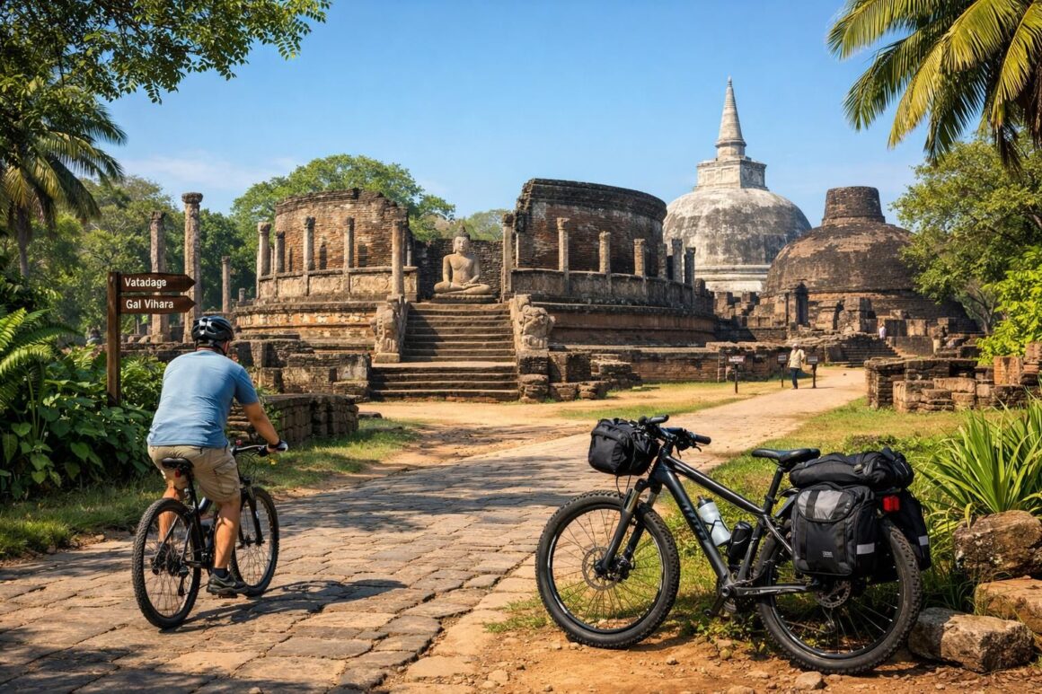 découvrez polonnaruwa à vélo avec notre itinéraire complet pour visiter toutes les ruines royales incontournables. une aventure historique et sportive à ne pas manquer !