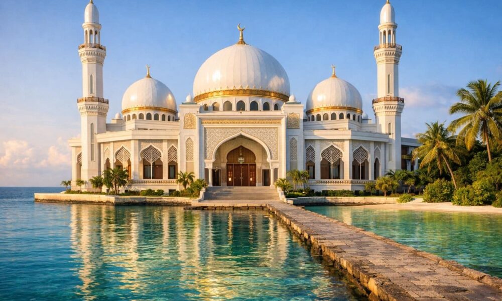 découvrez la mosquée du roi salmane, une merveille architecturale qui incarne le nouveau visage monumental des maldives, alliant spiritualité et grandeur culturelle.