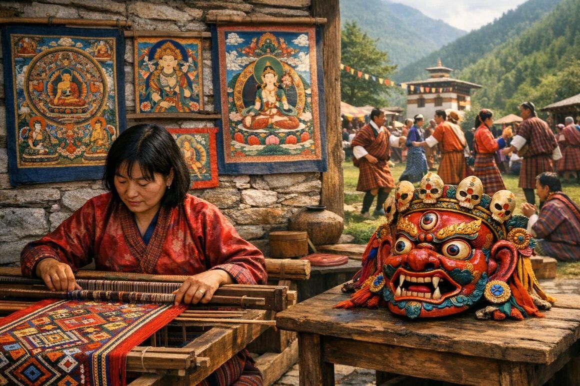 découvrez l'artisanat bhoutanais à travers ses textiles raffinés, ses peintures traditionnelles, ses masques colorés et ses traditions vivantes qui racontent l'histoire unique du bhoutan.