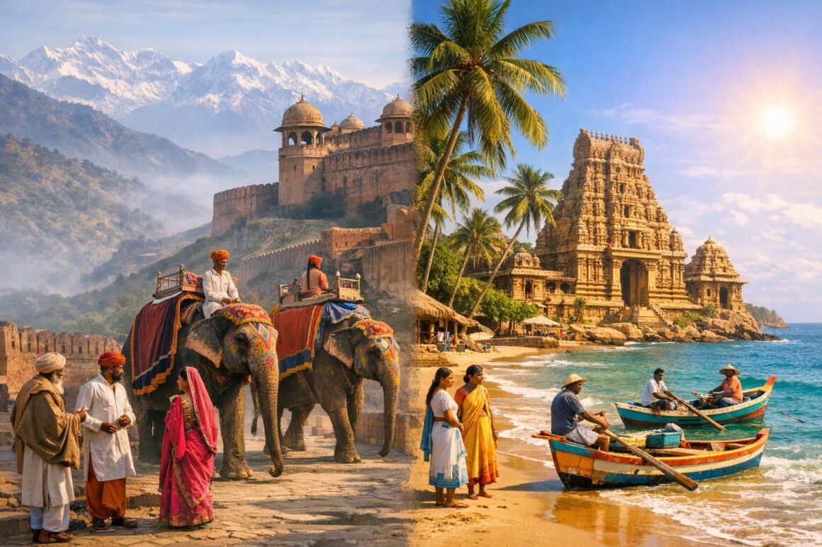 découvrez les différences entre un voyage en inde du nord et en inde du sud pour choisir la destination qui correspond le mieux à vos envies et à votre style de voyage.