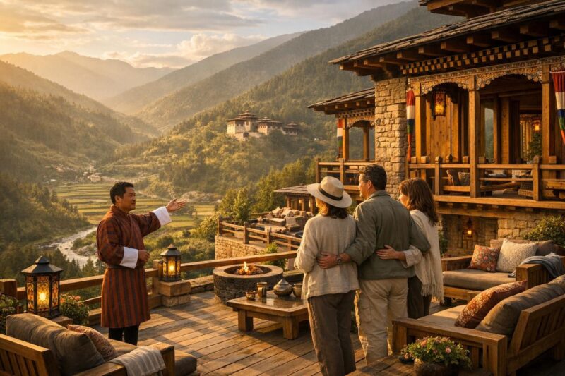 découvrez le bhoutan en version premium avec des lodges de charme, des guides privés et un voyage contemplatif pour une expérience unique et authentique.