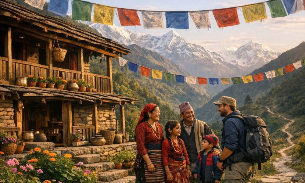 découvrez le népal autrement : séjournez en lodge, partagez des moments authentiques avec les habitants et profitez d'un voyage au rythme lent pour une immersion totale.