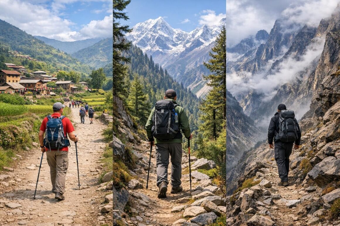 découvrez quel trek au népal correspond le mieux à votre niveau, votre rythme et votre désir d'isolement pour une aventure sur mesure au cœur des montagnes.