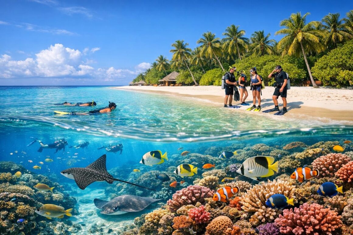 découvrez comment choisir la meilleure île aux maldives pour les plongeurs et snorkelers, avec un vrai récif corallien riche en biodiversité et spots incontournables.