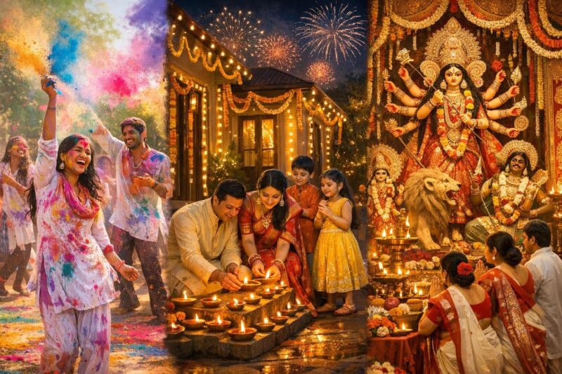découvrez comment vivre pleinement les fêtes religieuses en inde comme holi, diwali ou durga puja, avec des conseils pratiques pour profiter de ces célébrations dans de bonnes conditions.