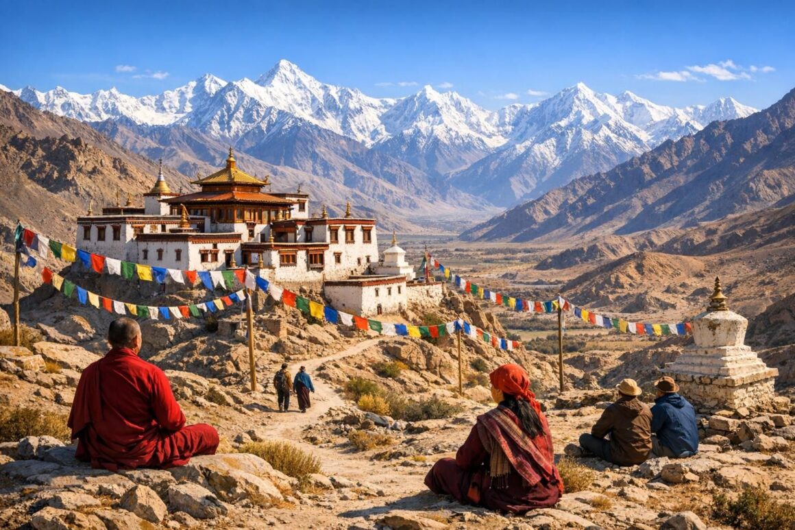 découvrez le ladakh et l'inde himalayenne à travers un voyage contemplatif entre monastères anciens, hauts plateaux majestueux et paysages époustouflants pour une immersion spirituelle unique.